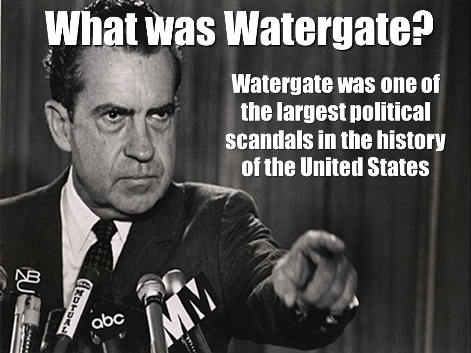 An analysis of watergate the biggest political scandal in the united states